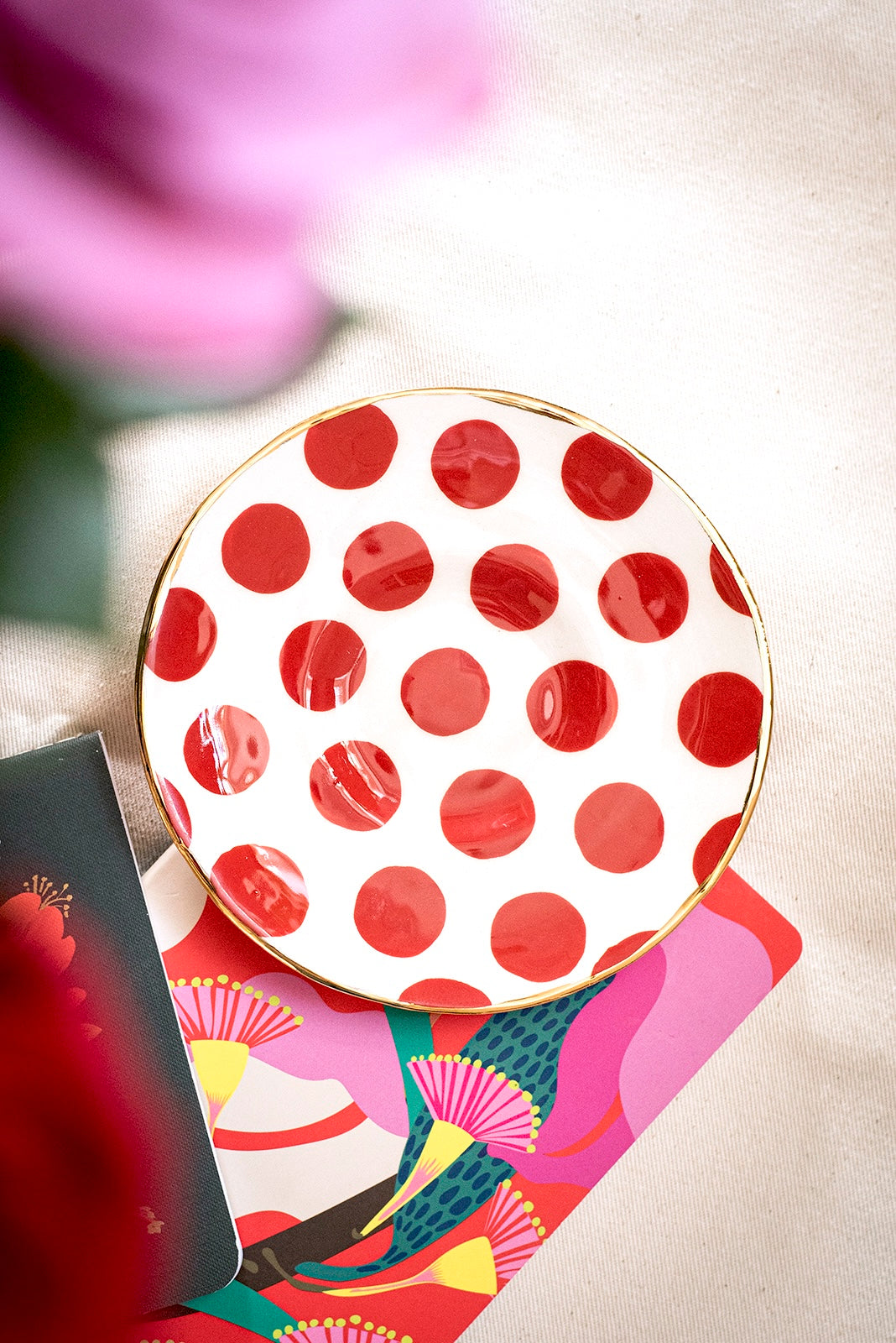 RED Chia Plate No.1