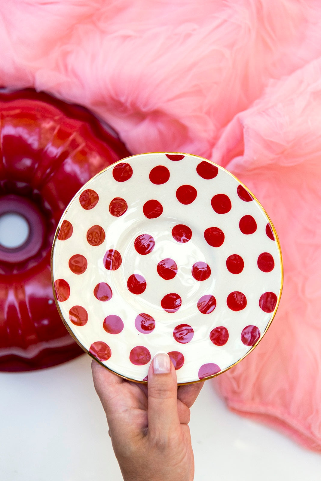 RED Chia Plate No.3