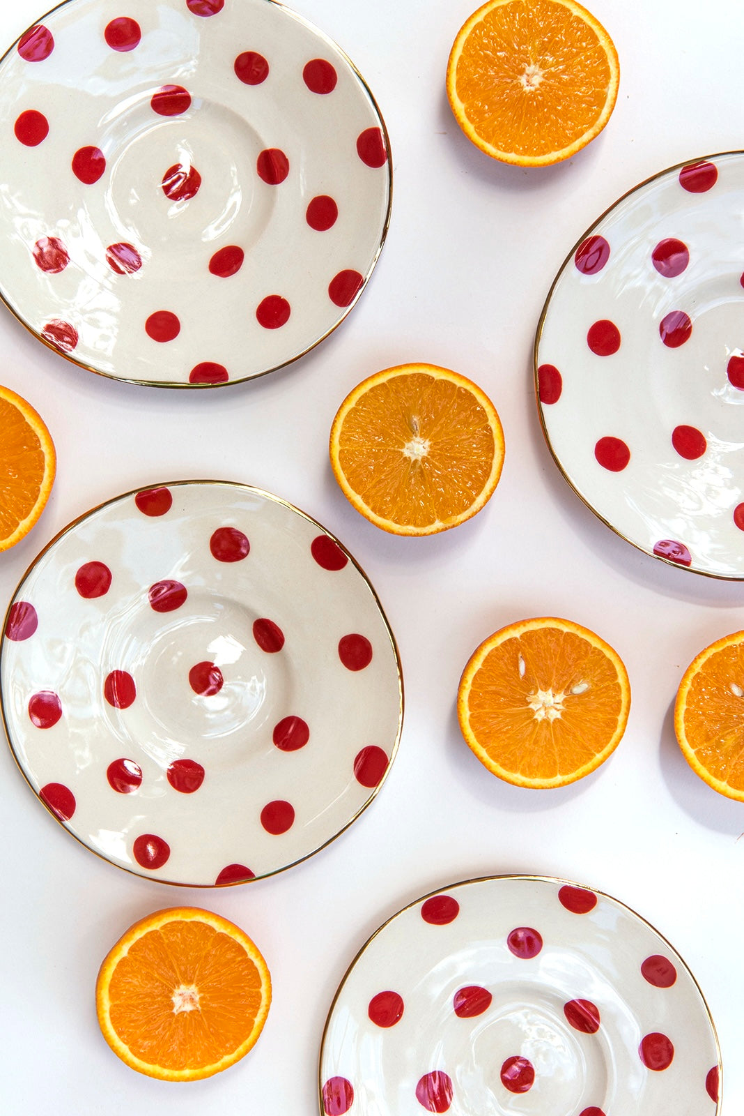 RED Chia Plate No.4