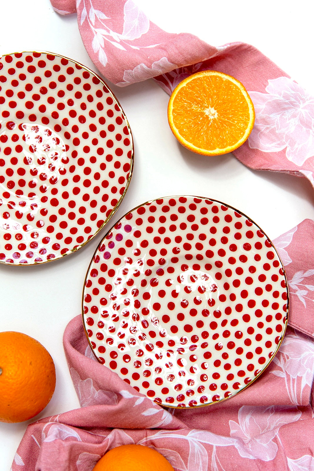 RED Chia Plate No.5