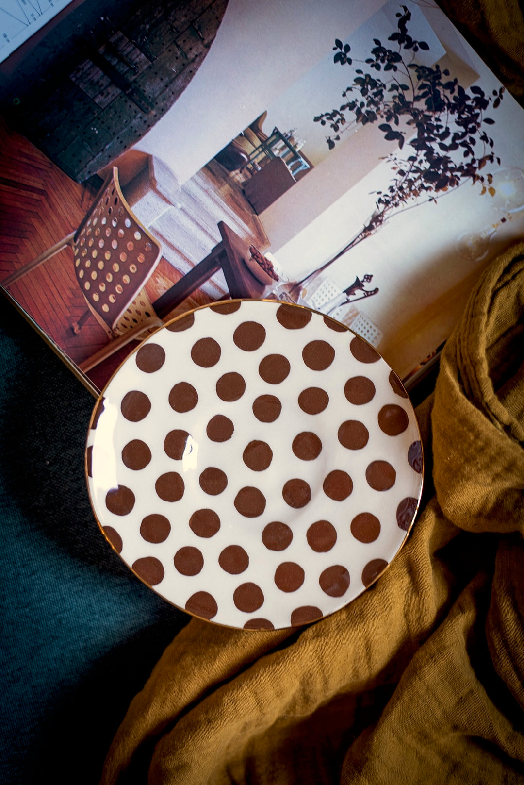 BROWN Chia Plate No.3